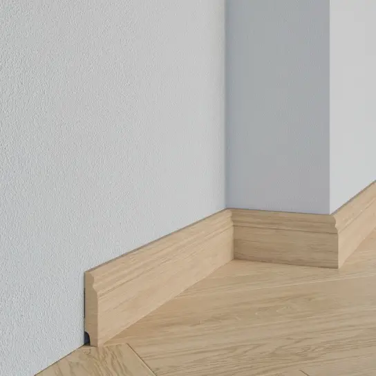 Superprijs Landelijke plint - Eiken - 15 x 90 mm